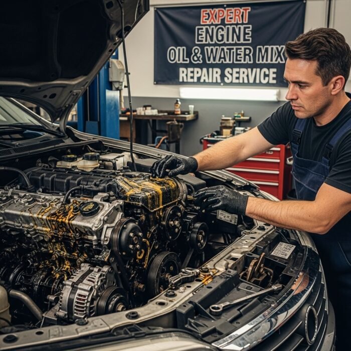engine-oil-water-mix-repair