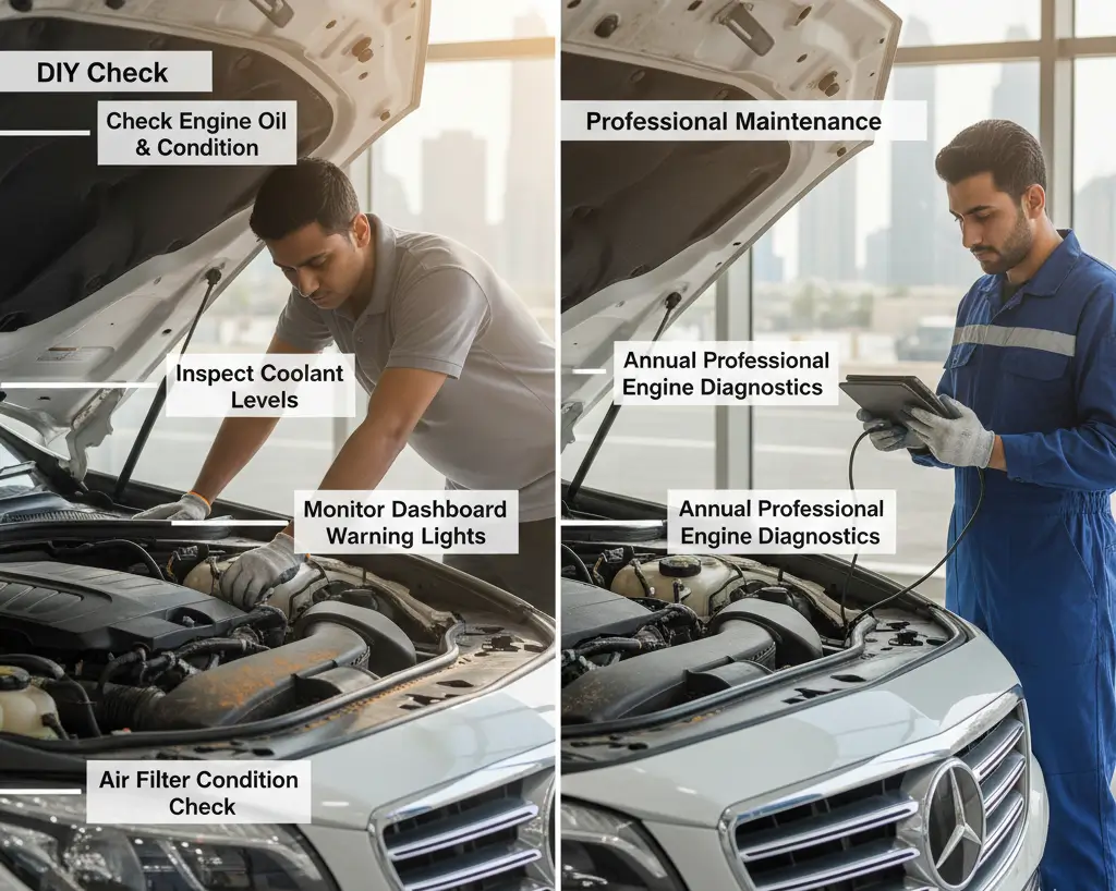 Key engine maintenance in Dubai
