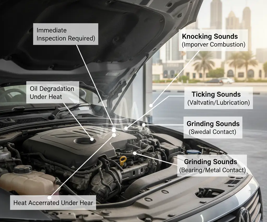 Strange engine noises in Dubai heat