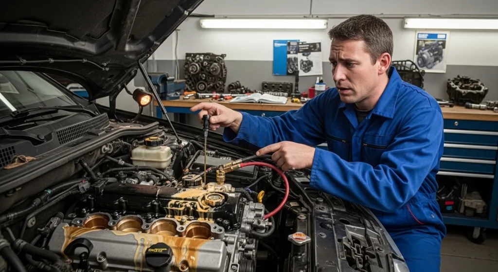 Engine Oil & Water Mix Repair