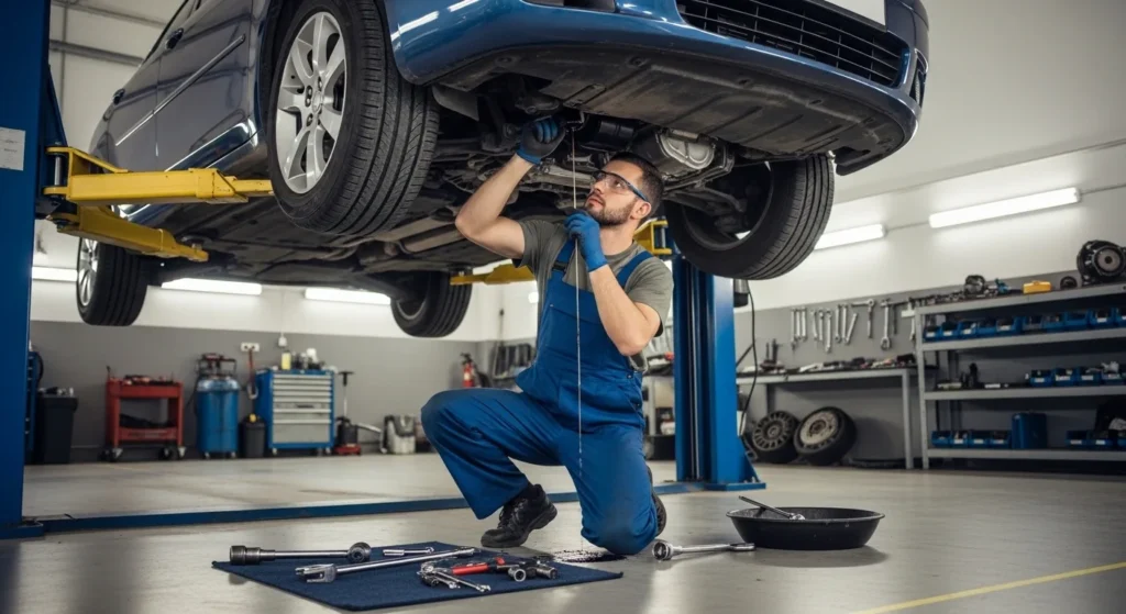 Engine Oil Leak Repair